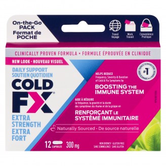 Cold-FX Daily Support Extra Strength, 12 Capsules